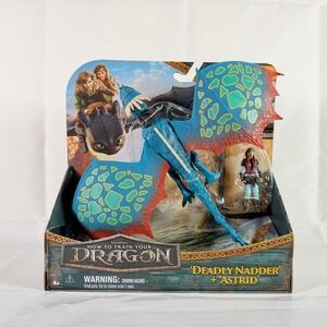 Spin Master How to Train Your Dragon Deadly Nadder Astrid Figure Set New